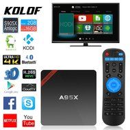 KOLOF NEXBOX A95X Amlogic S905X Android TV Box 2G 16G Android 6.0 Kodi 16.1 Quad Core Streaming Media Player