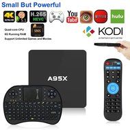 [Free Wireless Mini keyboard] Streaming Media Players TV BOX Mini PC Android 5.1 4K TV Box A95X Amlogic S905 Quad...