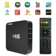Yuntab RK3299 TV Box Android 5.1 Lollipop OS Quad Core 1 / 8GB Google Streaming Media Player with WiFi, HDMI,...