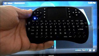 Henscoqi 2.4G Wirelesss Multi-Touch Mini Mouse and Keyboard for Android TV Box, PC, Pad, XBox 360, PS3, HTPC,... N6
