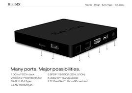 Smart TV Box,EEDI Mini MX Android 5.1 Amlogic S905 Quad-core 2GB RAM 16GB 4K2K Player TV Box 2G/16G H.265 WiFi... N3