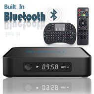 Globmall 4K Android 5.1 TV Box with Free Mini QWERTY Keyboard, 2017 Model X1 android TV Box 64 Bits Amlogic S905...