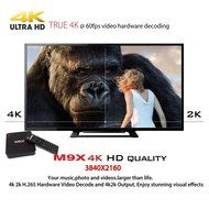 Henscoqi M9X 4K Android TV Box Amlogic S905 Quad Core 3GB RAM 32GB ROM Streaming Media Player Support Bluetooth... N6