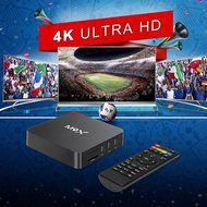 Henscoqi M9X 4K Android TV Box Amlogic S905 Quad Core 3GB RAM 32GB ROM Streaming Media Player Support Bluetooth... N7