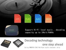 Weekweed&mdash;3rd Generation Wi-Fi Audio Receiver Airmusic P1- AIRPLAY+DNLA+QPLAYER2.0-For APPLE for APPLE (iPhone,... N8