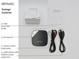 Weekweed&mdash;3rd Generation Wi-Fi Audio Receiver Airmusic P1- AIRPLAY+DNLA+QPLAYER2.0-For APPLE for APPLE (iPhone,... N9