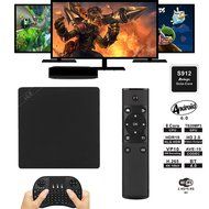 [2017 i68 Kodi Android 6.0 TV Box] Pinwheel Amlogic S912 Octa Core 2GB 16GB Dual Wifi Miracast DLNA 4K Smart Set... N8