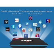 KOLOF H96 PRO Android 6.0 OTT TV Box Octa Core Amlogic S912 KODI 17.0 2G 16G Streaming Media Player with Black... N8