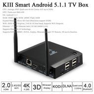 KIII Quad-core Android 5.1.1 OTT TV BOX 4Core 64bit CPU 2G RAM 16G ROM 4K ULTBKHD Streaming Media Player/ Home... N3