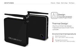 M18 Amlogic S905 Android 5.1 TV Box Bluetooth Set-top Box WiFi 2GB 16GB 1000Mbps LAN Google TV Player Smart TV... N4