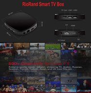 RioRand TV Box and Streaming Media Player with Numerous FREE movies and TV Channels (KODI Pre-installed) including... N3