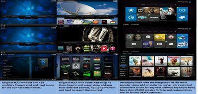 RioRand TV Box and Streaming Media Player with Numerous FREE movies and TV Channels (KODI Pre-installed) including... N4