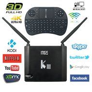MGS Newest KIII TV Box Amlogic S905 Android 5.1 Quad-Core 2G/16G K3 2.4/5G Dual WiFi XBMC UHD 4K 3D Kodi Fully...