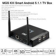 MGS Newest KIII TV Box Amlogic S905 Android 5.1 Quad-Core 2G/16G K3 2.4/5G Dual WiFi XBMC UHD 4K 3D Kodi Fully... N4