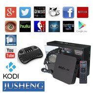 JUSHENG [Free I8 Wireless Mini keyboard] MXQ 4K Android Tv Box Quad Core RK3229 with android 5.1 1G 8G Wifi Kodi...