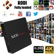 Streaming Media Player YuRen MXPlusII Quad Core KODI Fully Loaded Android TV Box Support 4K H.265 VP9 Decoder...