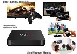 Streaming Media Player YuRen MXPlusII Quad Core KODI Fully Loaded Android TV Box Support 4K H.265 VP9 Decoder... N4