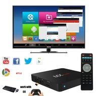 Streaming Media Player YuRen MXPlusII Quad Core KODI Fully Loaded Android TV Box Support 4K H.265 VP9 Decoder... N5