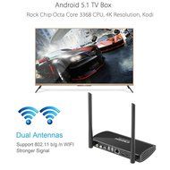 COOLEAD&reg; [Free Wireless Mini keyboard] Quad Core Android 4.4 Full HD 1080P Smart TV Box XBMC Streaming Media Player... N12