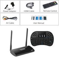 COOLEAD&reg; [Free Wireless Mini keyboard] Quad Core Android 4.4 Full HD 1080P Smart TV Box XBMC Streaming Media Player... N13