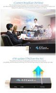 LG Risio SmartPhone EZCast PLUS Mirror2TV Adapter for Miracast/DLNA/Airplay Mirroring &amp; Streaming HDTV Dual Band... N13