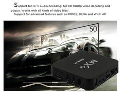 TONBUX&reg; Quad Core MXQ Smart TV BOX Mini PC Streaming Media Player with KODI(XBMC) Streamer 1GB/8GB, Fully Loaded... N3
