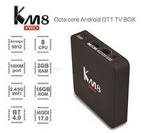 New Arrival ACEMAX KM8 PRO 4K Amlogic S912 Octa Core Smart Android TV Box 2G/16G Storage UHD H.265 Android 6.0... N3
