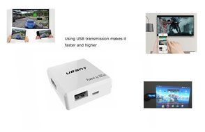 Urant Latest EZ FCC Cast 4 in 1 USB Digital AV Airplay Adapter Box TV Stick DLNA Wire Display Full HD 1080P HDMI... N3