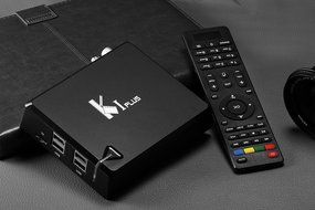 Dupad Story KI PLUS +T2 S2 Amlogic S905 Quad core 64-bit Support DVB-T2 DVB-S2 1G/8G 1080p 4K Android 5.1 TV Box... N7