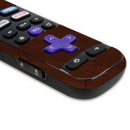 Skinomi TechSkin - Roku 4 Dark Wood Full Body Skin / Front &amp; Back Wrap Clear Film / Ultra HD and Anti-Bubble Invisible... N4