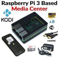 Raspberry Pi 3 Based - Extreme Xbmc Kodi Media Center - Black Case