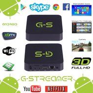 G-Streamer Dual Core Android 4.2 Box with Live TV/Movies Streaming Capability (Black)