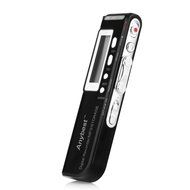 Anybest Black 8GB Digital Activated Voice Recorder Dictaphone MP3 Player (Rechargeable) N3