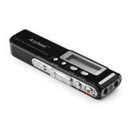 Anybest Black 8GB Digital Activated Voice Recorder Dictaphone MP3 Player (Rechargeable) N4