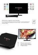 Smart Tv Box R9+ 4k Quad Core ARM Mail-400 GPU 1GB Ram 8GB Nand Flah, Android 5.1.1 KODI 16.1 32 Bit Cortex A7... N8