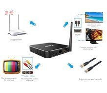 JBonest&reg; T95 Fully Loaded KODI 16.0 Android 5.1 Smart Tv Box Amlogic S905 Quad Core 1GB/8GB Built in WiFi Metallic... N3