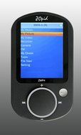 ZOpid HE-ZMP4 4GB 15-in-1 Portable Media Player with 2.4 Inch Display - Black