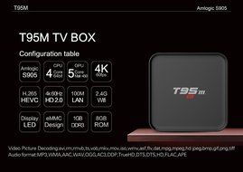 FzcTech T95M Android 5.1 TV Box Amlogic S905 Quad Core Kodi 16.0 Pre-installed 4k*2k 1G/8G HDMI WiFi Smart Streaming... N7