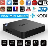 HONGYU Latest Version T95N Mini M8S Pro Android TV BOX 2G/ 8G Kodi Pre installed Amlogic S905X Quad core cortex-A53...