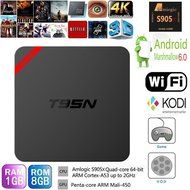 HONGYU Latest Version T95N Mini M8S Pro Android TV BOX 2G/ 8G Kodi Pre installed Amlogic S905X Quad core cortex-A53... N10