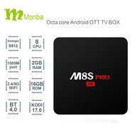 [Monba] 2017 Octa Core!!! M8S Pro Android tv box Set Top Box Fully Loaded Kodi 17.0 Android 6.0 2GB/16GB and Dual... N2
