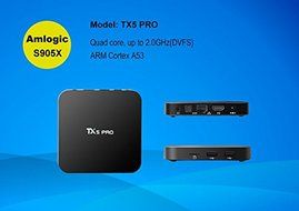 ACEMAX TX5 PRO 16GB Storage Dual WIFI Kodi Quality Home Entertainment Center Android TV Box Quad Core Streaming... N3