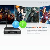 Evangel Android 5.1 Smart TV Box N86 Rockchip RK3368 Octa-core 64bit 2G/16G Streaming Media Player 2.4GHz/5GHz... N6