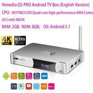 SUNKINFON 2016 Lastest High-end HiMedia Q5 PRO Smart Android 5.1 TV Box (English Firmware), 3D 4K Uitra HD 2GB...