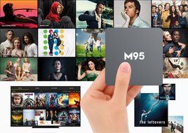 M95 Amlogic S905 DRR3 2GB Memory and 16GB Storage TV Box Quad Core Android 5.1 Wifi Module Support KODI Streaming... N4