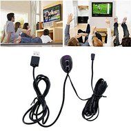 IR Infrared Remote Control Receiver Extender Repeater Emitter USB Adapter Black