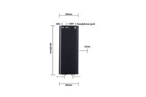 POLEND New Mini Portable rechargeable Audio Voice 8GB Memory Voice Recorder Dictaphone With MP3 Player and USB... N3