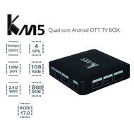KOLOF KM5 Amlogic S905X OTT TV Box Quad Core RAM 1G ROM 8G Android 6.0 Kodi 17.0 Streaming Media Player with Black... N5
