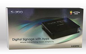Popcorn Hour S-300 HD Digital Signage Media Player For Advertising and Announcements N4