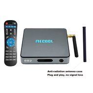 Mecool BB2 4K TV BOX 1000M Lan 2.4G/5G Wifi With Anti-Radiation Antenna Case and Remote Controller Octa Core 2G... N2